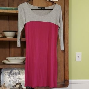 Rebecca Beeson Juniors Pink and Gray Dress Size 1